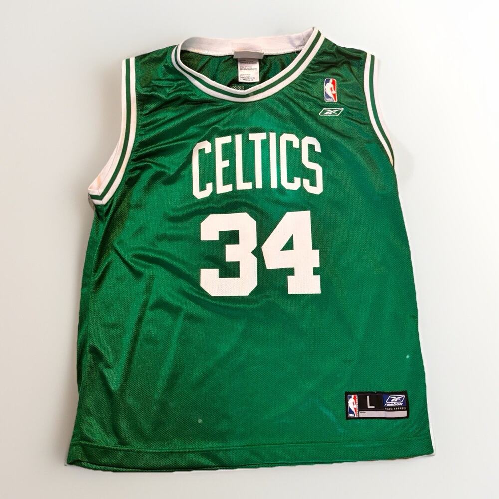 Reebok NBA Celtics #34 Paul Pierce Green Jersey Youth Large 14-16